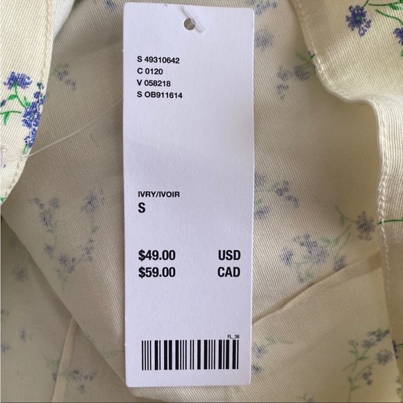 NWOT Urban Outfitters Ashton Ruffle Mini Skirt - Picture 3 of 5